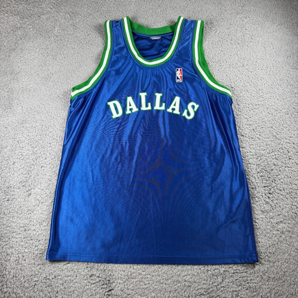 Vintage Dallas Mavericks Blank Jersey Men's Size 3XL Blue‎ Rare NBA